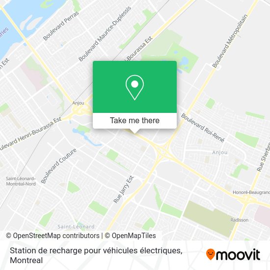 Station de recharge pour véhicules électriques map