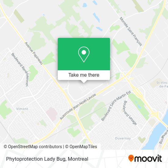 Phytoprotection Lady Bug map