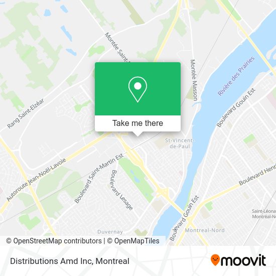 Distributions Amd Inc map