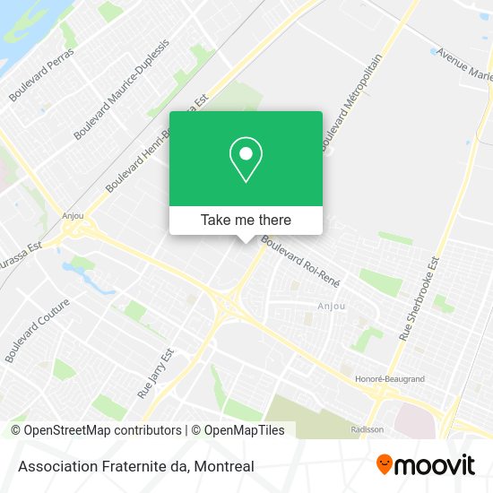 Association Fraternite da map