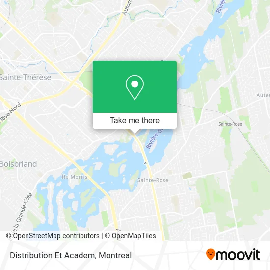 Distribution Et Academ map