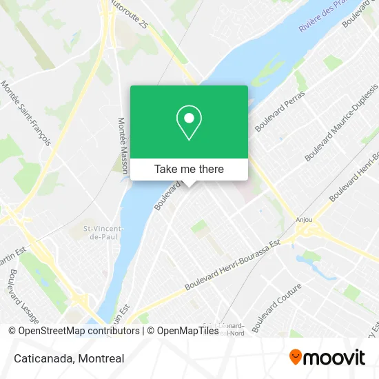 Caticanada map