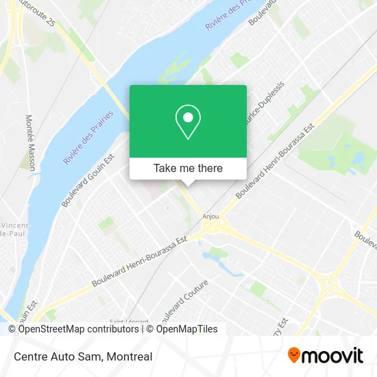 Centre Auto Sam map