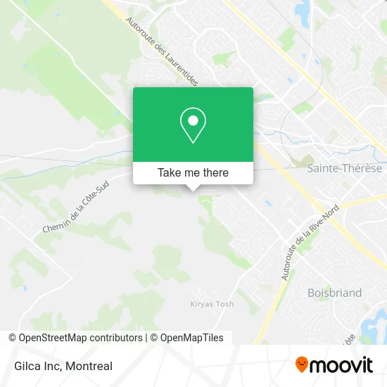 Gilca Inc map