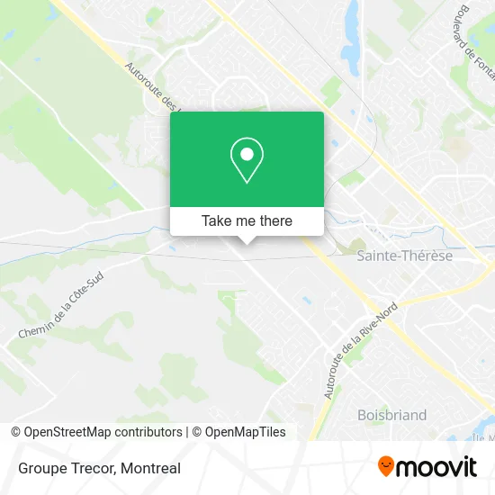 Groupe Trecor map