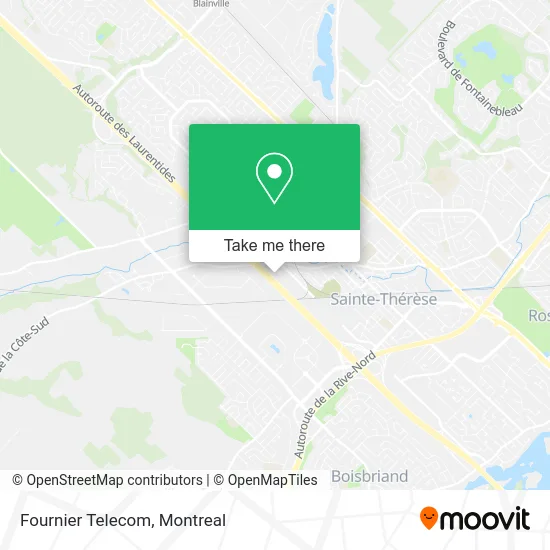 Fournier Telecom map