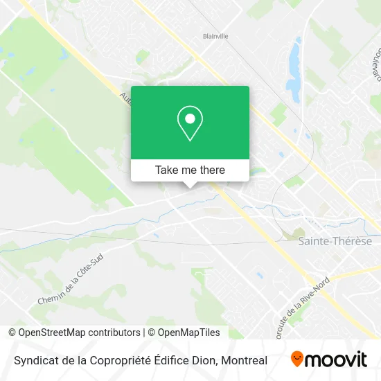 Syndicat de la Copropriété Édifice Dion map