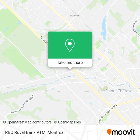 RBC Royal Bank ATM map