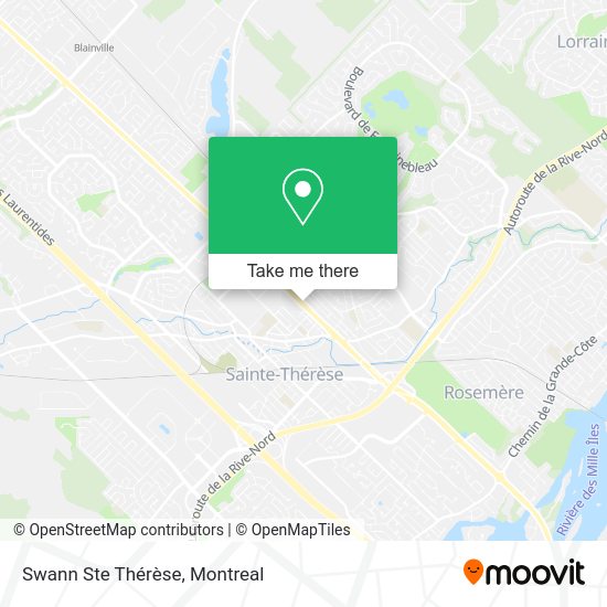 Swann Ste Thérèse map