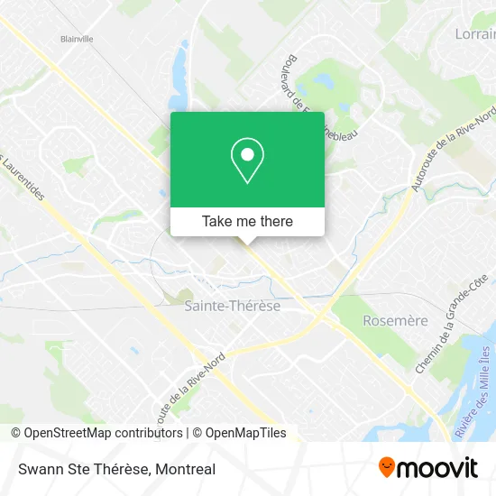 Swann Ste Thérèse map