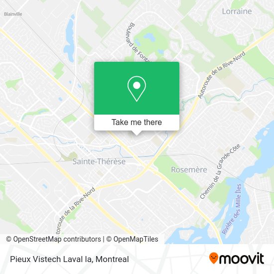 Pieux Vistech Laval la map