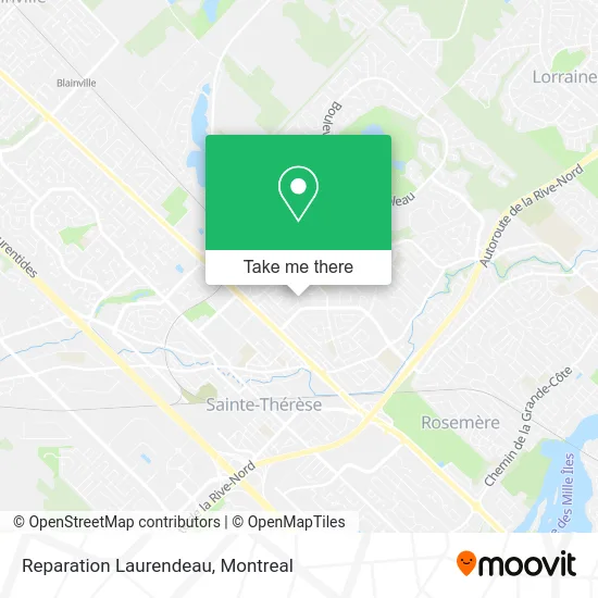Reparation Laurendeau map