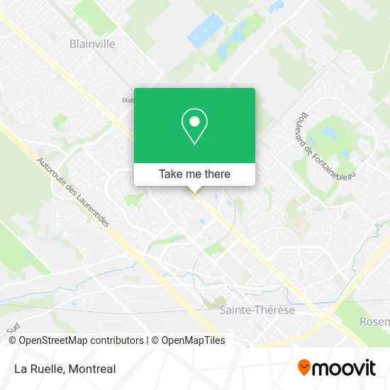La Ruelle map