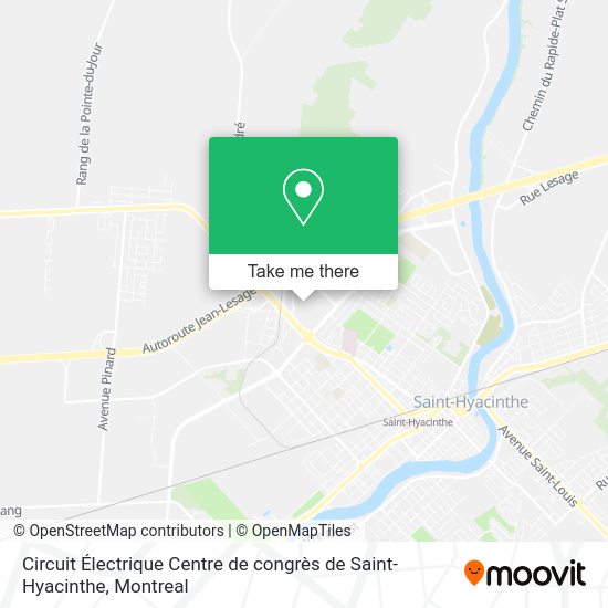 Circuit Électrique Centre de congrès de Saint-Hyacinthe map