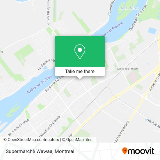 Supermarchè Wawaa map