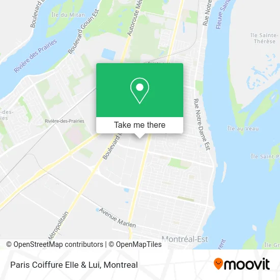 Paris Coiffure Elle & Lui map