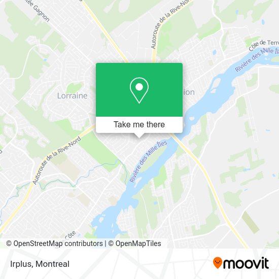 Irplus map