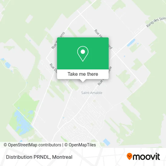 Distribution PRNDL map