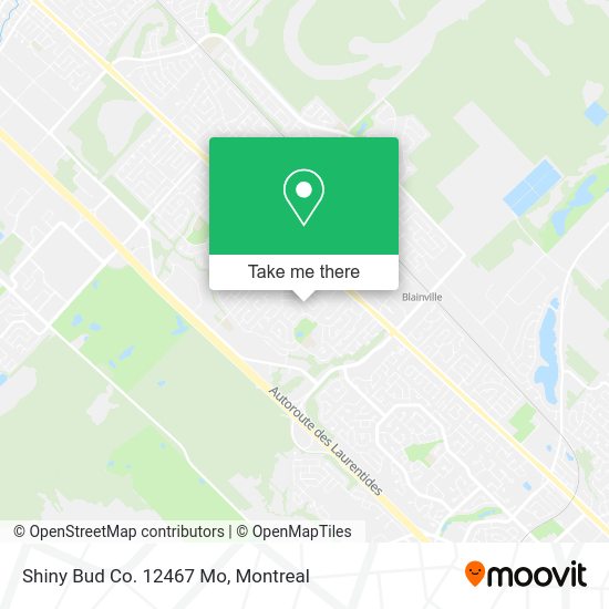 Shiny Bud Co. 12467 Mo map