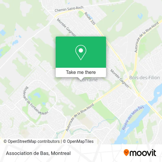 Association de Bas map