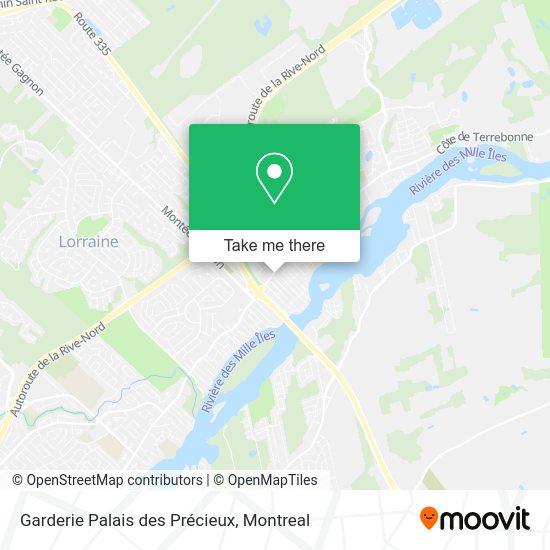 Garderie Palais des Précieux map