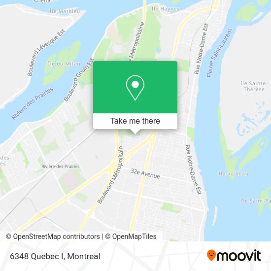 6348 Quebec I map