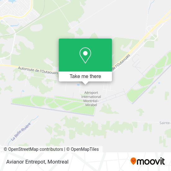 Avianor Entrepot map