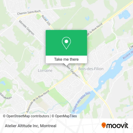 Atelier Altitude Inc map