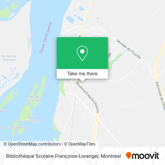 Bibliothèque Scolaire Françoise-Loranger map