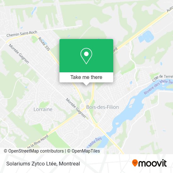 Solariums Zytco Ltée map