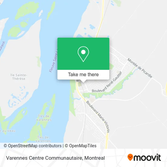 Varennes Centre Communautaire map