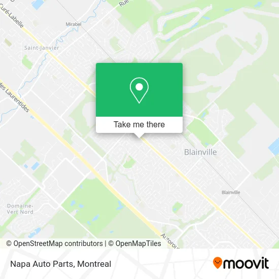 Napa Auto Parts map