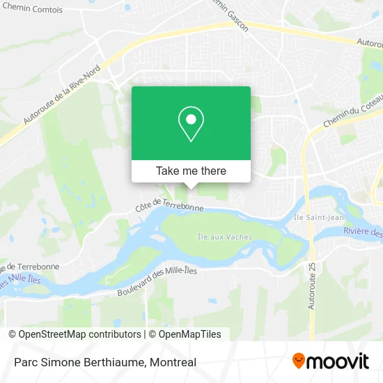 Parc Simone Berthiaume map
