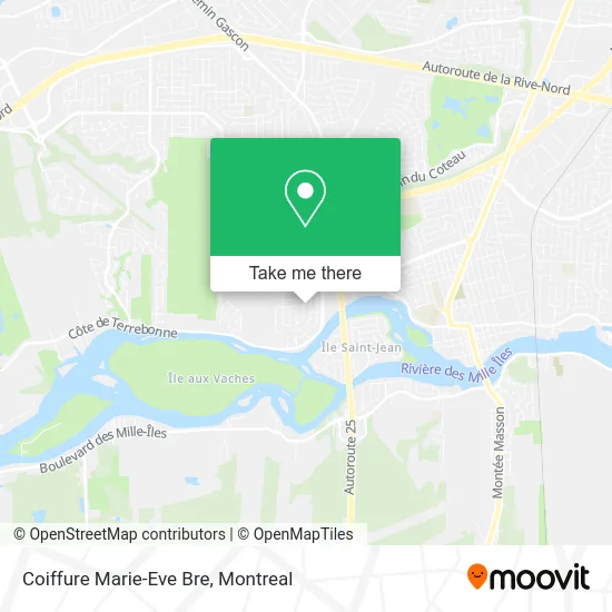 Coiffure Marie-Eve Bre map