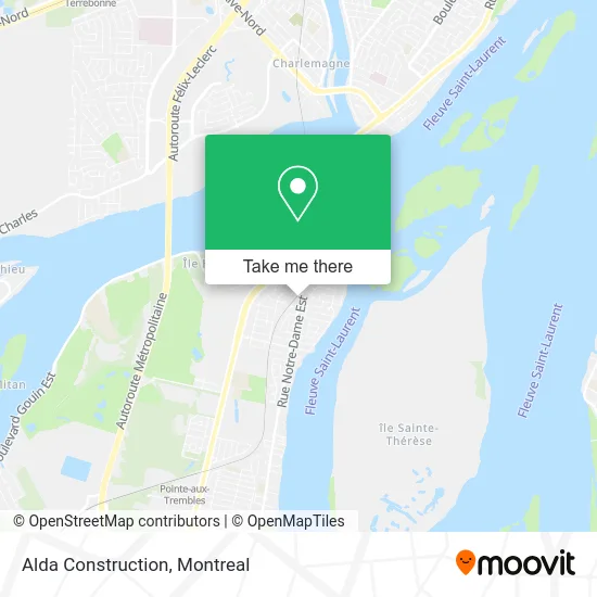 Alda Construction map