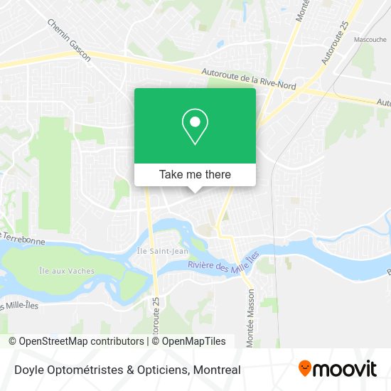Doyle Optométristes & Opticiens map