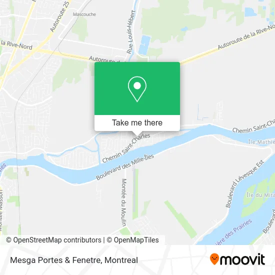 Mesga Portes & Fenetre map