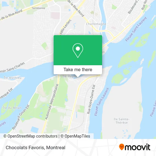 Chocolats Favoris map