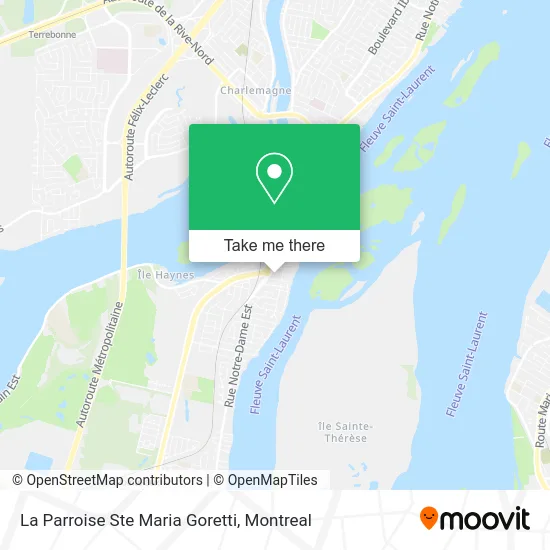 La Parroise Ste Maria Goretti map