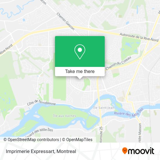 Imprimerie Expressart map