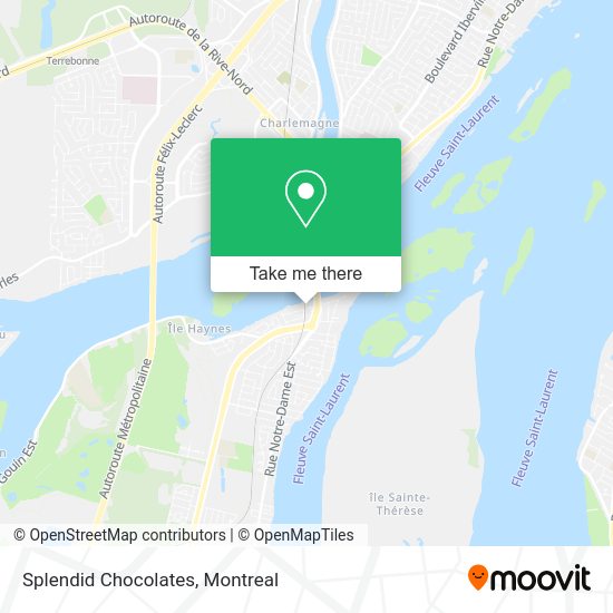Splendid Chocolates map