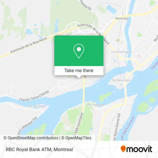 RBC Royal Bank ATM map