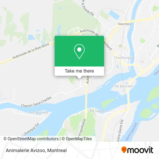 Animalerie Avizoo map