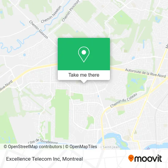 Excellence Telecom Inc map