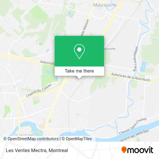 Les Ventes Mectra map