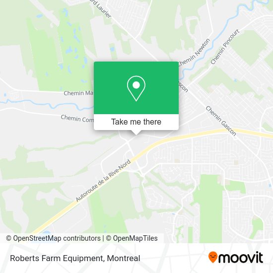 Roberts Farm Equipment map