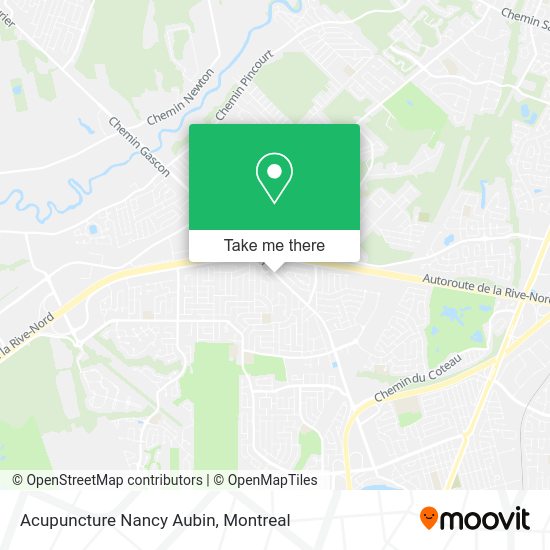 Acupuncture Nancy Aubin map