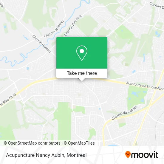 Acupuncture Nancy Aubin map