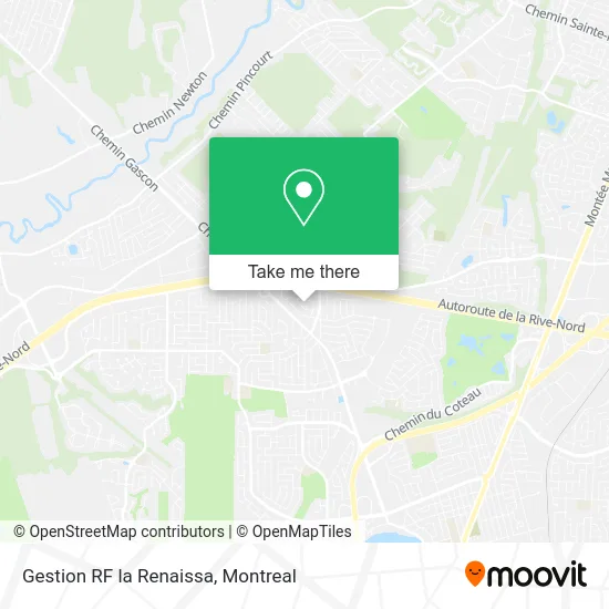 Gestion RF la Renaissa map