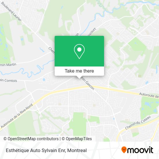 Esthétique Auto Sylvain Enr map